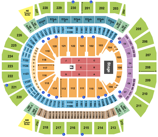 Desert Diamond Arena Bert Kreischer Seating Chart